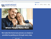 Tablet Screenshot of northpointmortgage.com